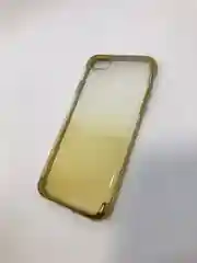 Защитный силиконовый чехол для iPhone X / XS со стразами, золото