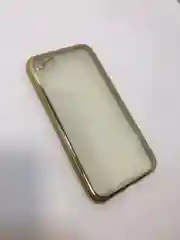 Желтый защитный силиконовый чехол для iPhone X / XS со стразами, золото