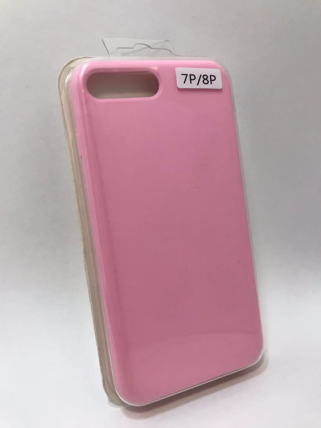 Розовый защитный силиконовый чехол для iPhone 7plus, iPhone 8plus