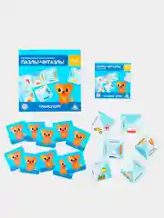 Развивающие игры-домино "Пазлы-читазлы"