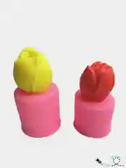 Желтый молд силиконовый 3D "Тюльпан"