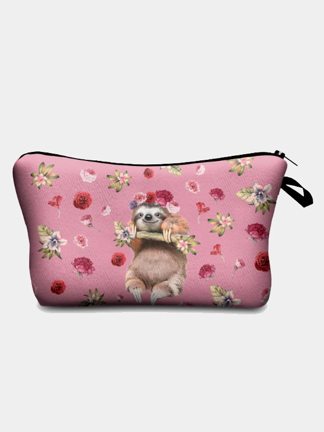Розовый косметичка CRAZY MONKEY