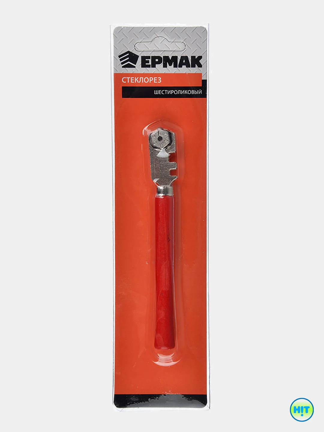 Стеклорез "Ермак" роликовый, 6 режущих элементов