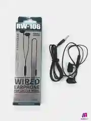 Гарнитура вставная REMAX RW-106 Earphone (черная)