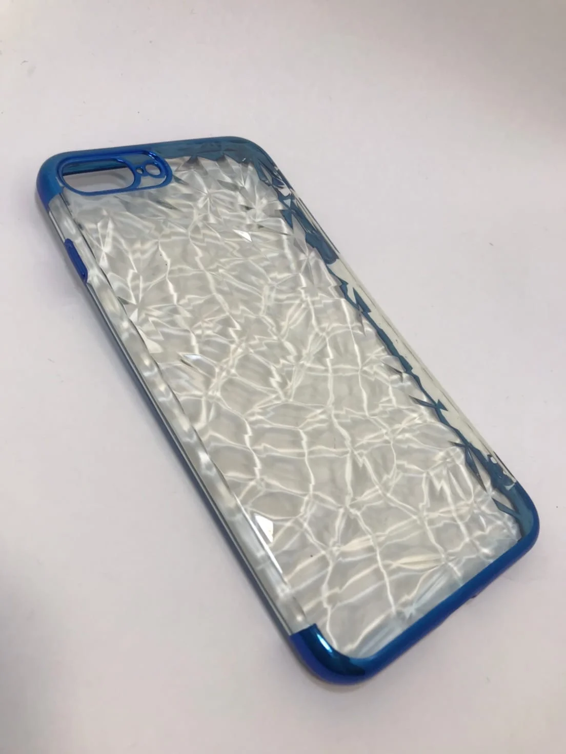 Синий защитный силиконовый чехол для iphone 7plus, iphone 8plus