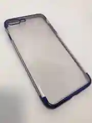 Темно-синий защитный силиконовый чехол для iphone 7plus, iphone 8plus