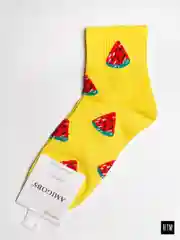 Желтый носки женские delicious fruits