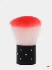 Красный щетка со стразами, для макияжа