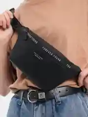 Черный сумка поясная