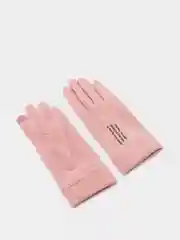 Розовый перчатки демисезонные