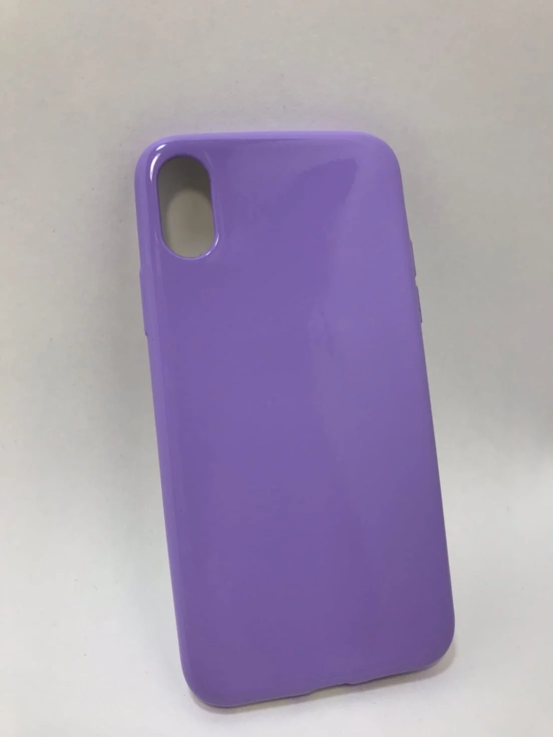 Лавандовый защитный силиконовый чехол для iPhone X, iPhone XS