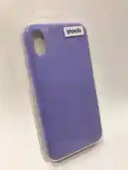 Пурпурный защитный силиконовый чехол для iPhone X, iPhone XS