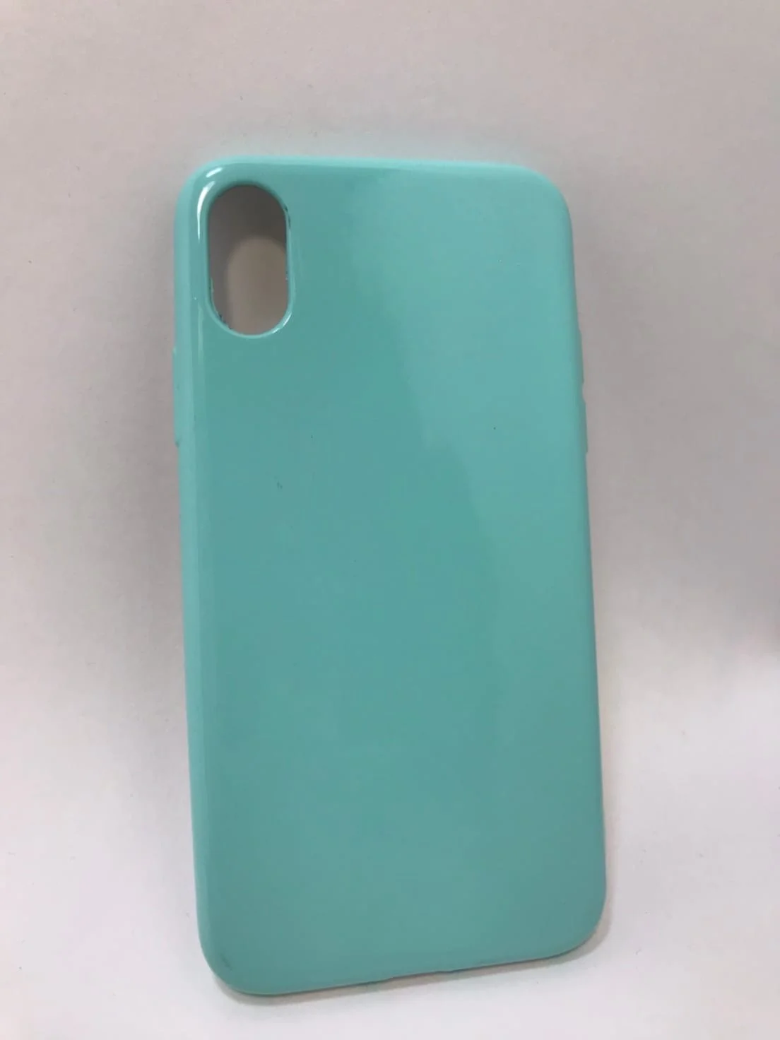 Мятный защитный силиконовый чехол для iPhone X, iPhone XS