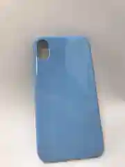 Голубой защитный силиконовый чехол для iPhone X, iPhone XS