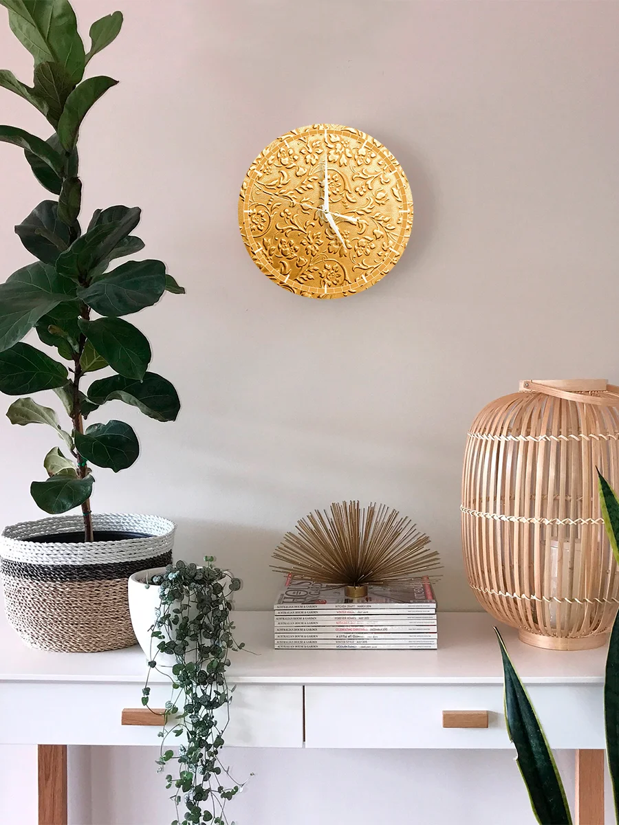 Часы настенные Gold Ornament, 30 см