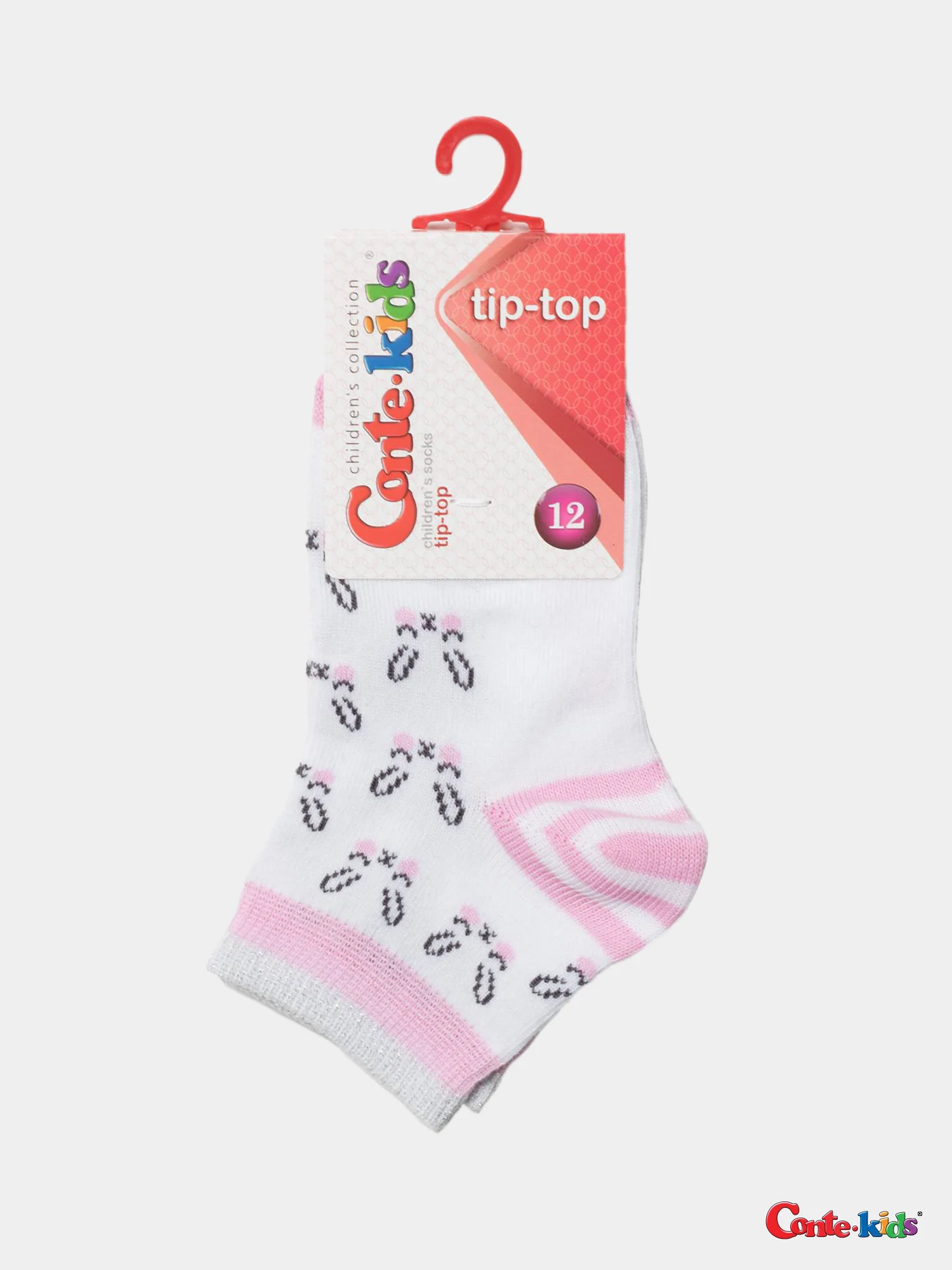 Белый носки детские Conte kids 1-3 года, рисунок 496