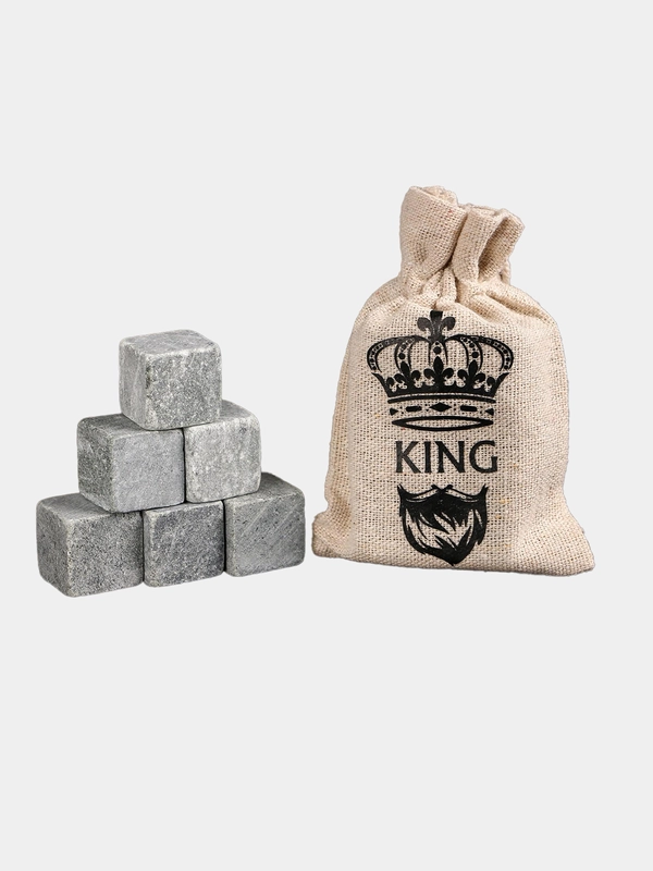Камни для виски "KING", 6 штук