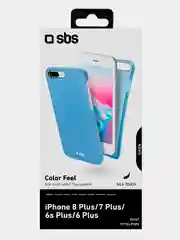 Чехол пластиковый Color Feel для iPhone 8 Plus/7 Plus/6s Plus/6 Plus, голубой, SBS