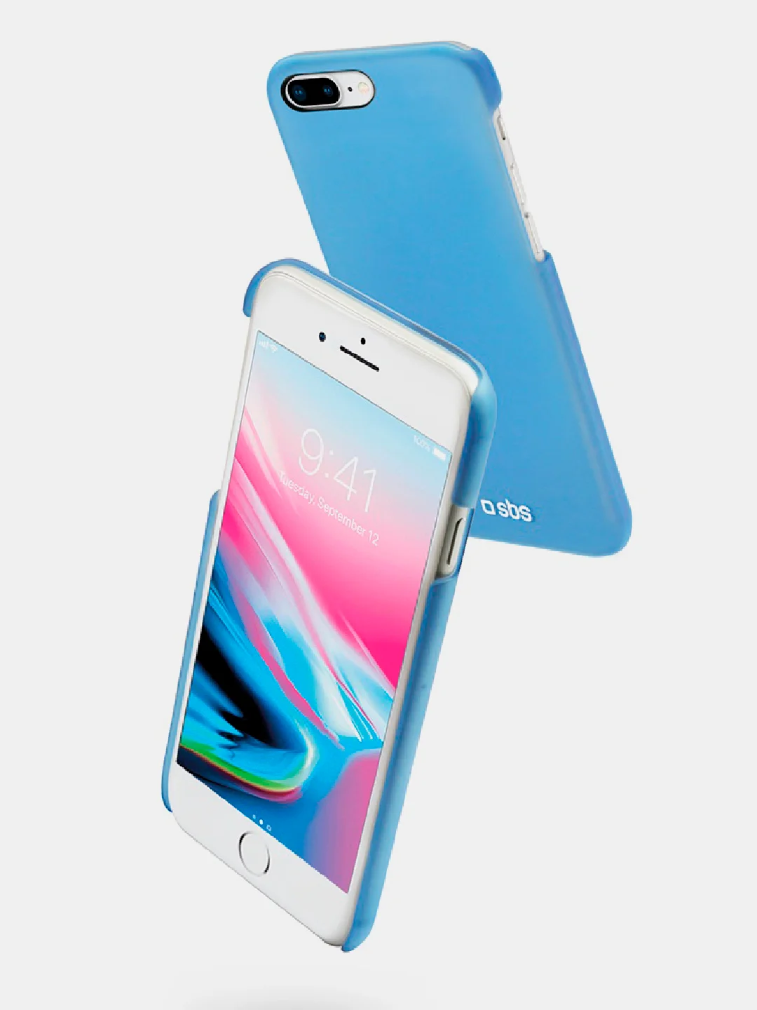 Чехол пластиковый Color Feel для iPhone 8 Plus/7 Plus/6s Plus/6 Plus, голубой, SBS