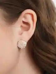 Серьги с искусственным жемчугом