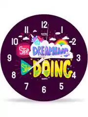 Часы настенные "Stop dreaming, Start doing", 30 см