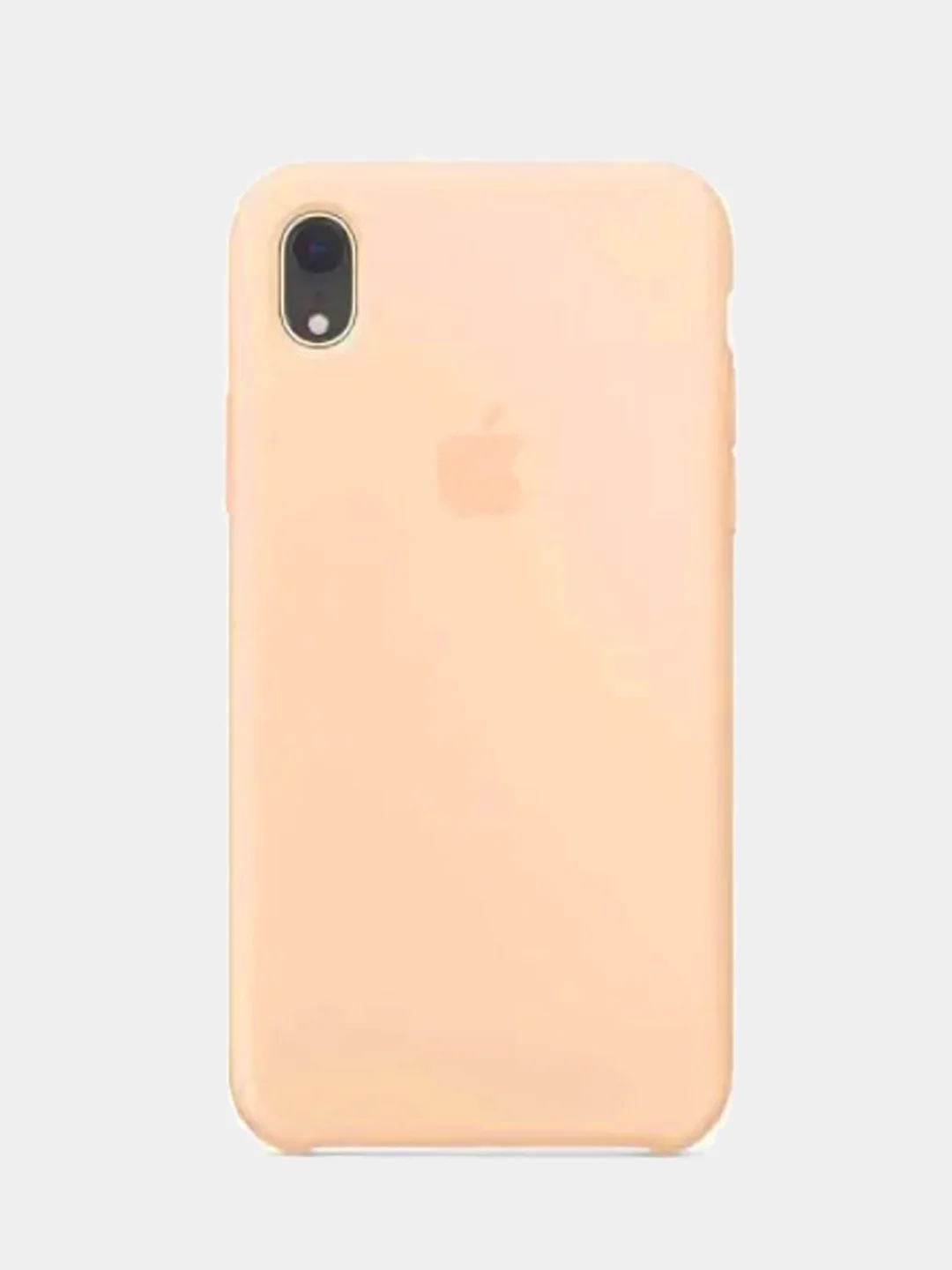 Коралловый меланж чехол силиконовый Silicone Case для iPhone XR