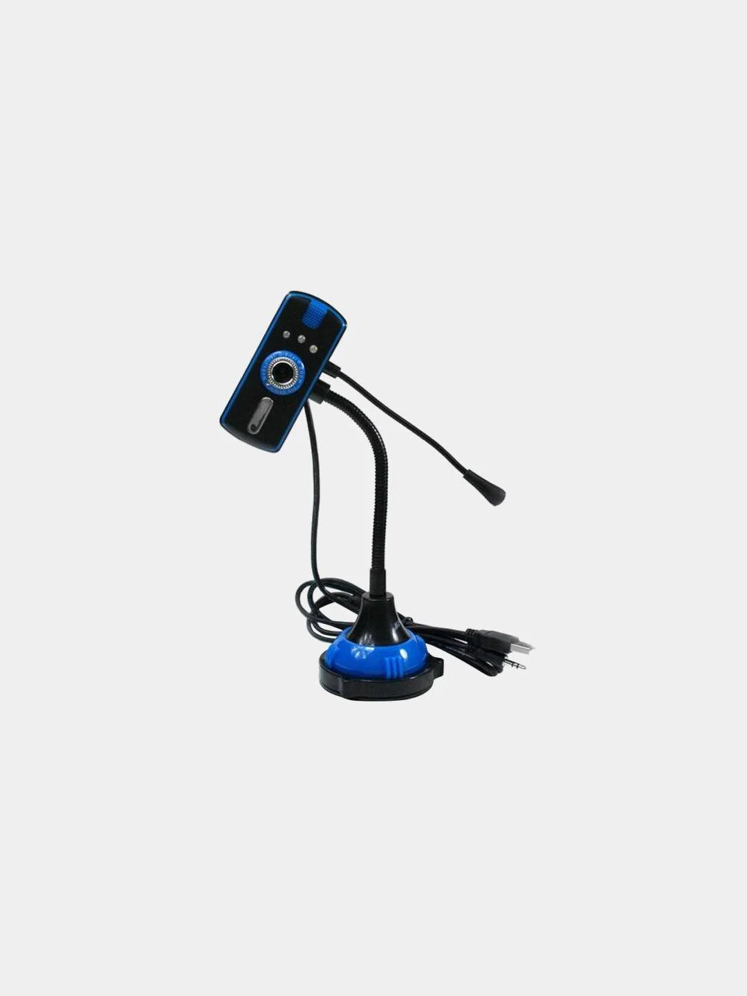 Гибкая USB веб-камера с микрофоном, вращение на 360