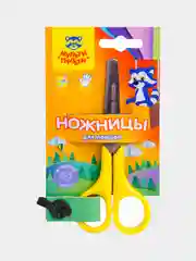 Ножницы детские для левшей Мульти-Пульти "Приключения Енота" 12,5см, европодвес