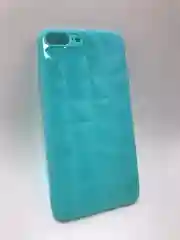 Бирюзовый защитный силиконовый чехол для iPhone 7plus, iPhone 8plus