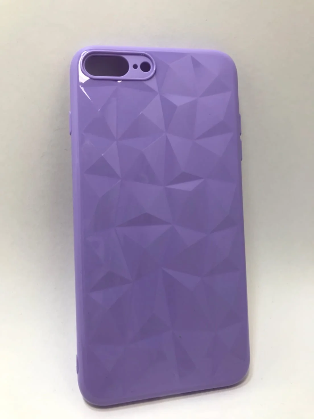 Лавандовый защитный силиконовый чехол для iPhone 7plus, iPhone 8plus