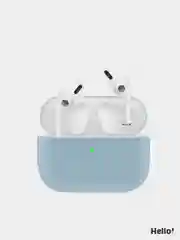 Голубой чехол для Apple AirPods Pro
