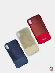 Красный чехол для Apple iPhone XS, XS Max силиконовый с блестящими вставками