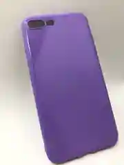 Фиолетовый защитный силиконовый чехол для iPhone 7plus, iPhone 8plus