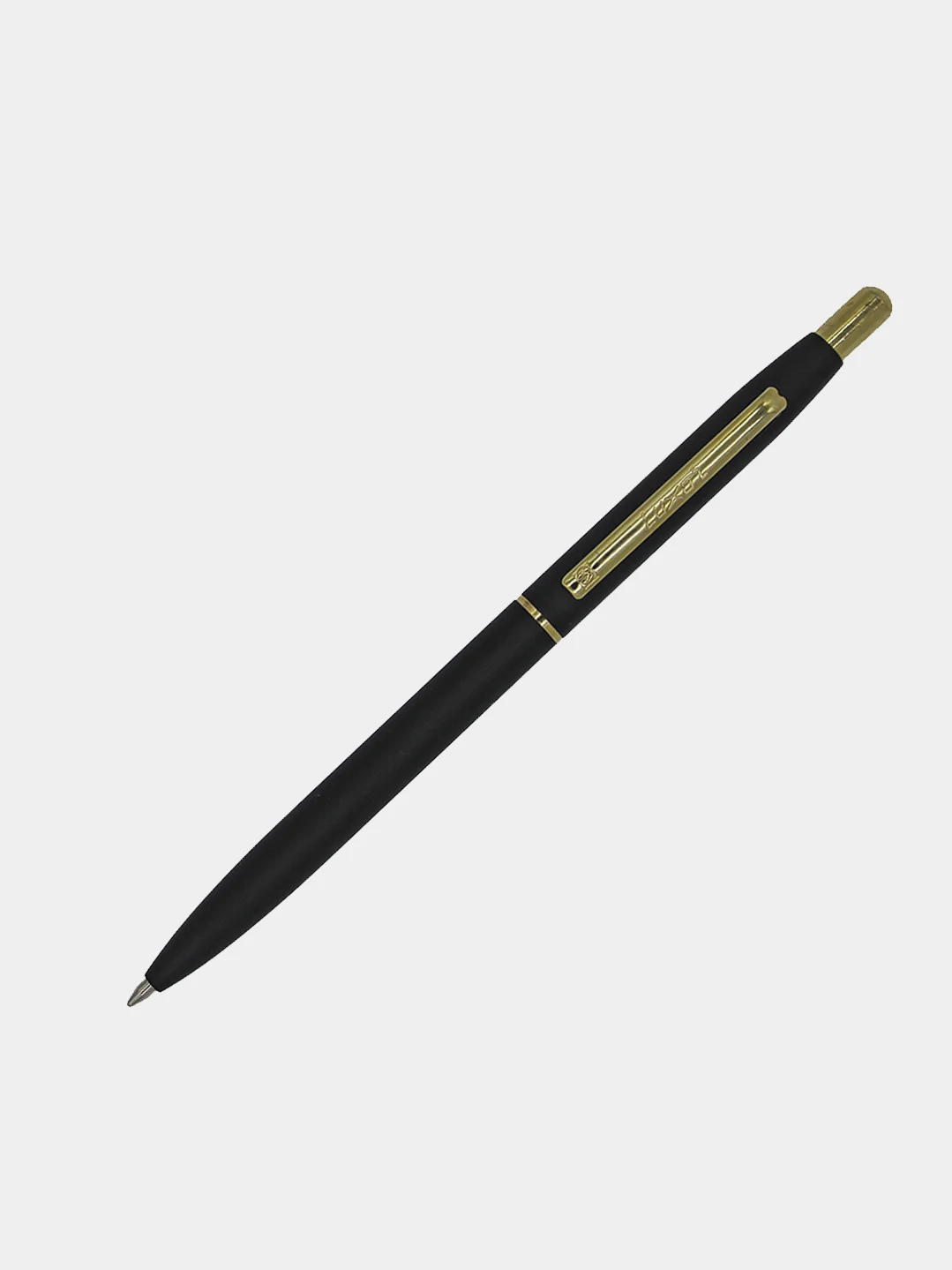 Серебряный ручка бизнес, шариковая, Luxor "Sterling", синяя, 1,0 мм, кнопочный механизм
