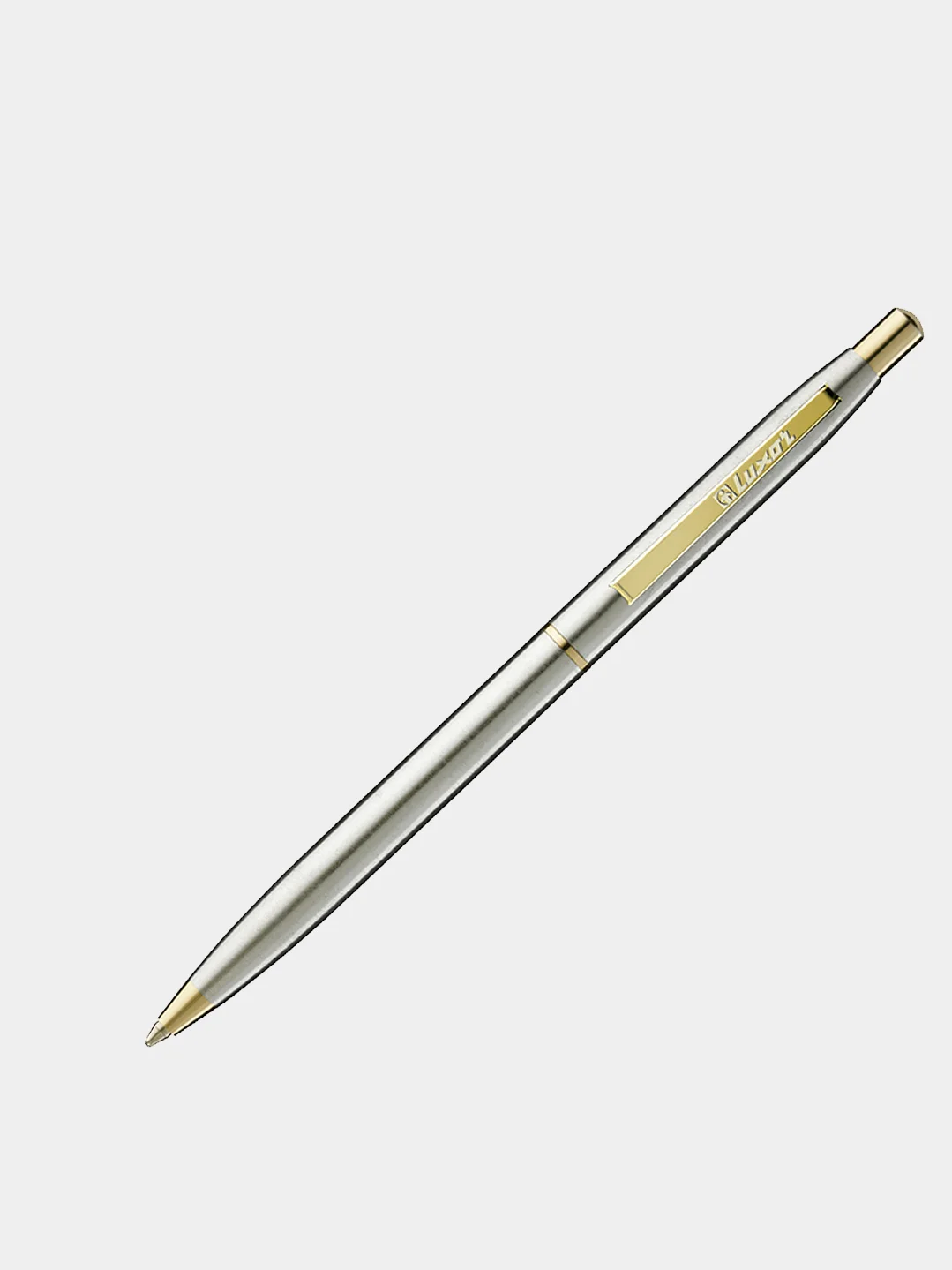 Золотой ручка бизнес, шариковая, Luxor "Sterling", синяя, 1,0 мм, кнопочный механизм