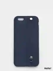 Синий чехол для Apple iPhone 7 Plus / 8 Plus силиконовый, с ручкой