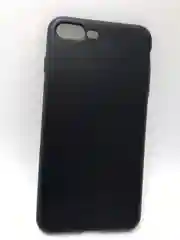 Черный защитный силиконовый чехол для iPhone 7 Plus, 8 Plus, бархатный