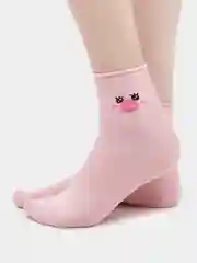 Розовый носки женские