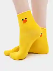 Желтый носки женские