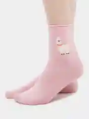 Розовый носки женские