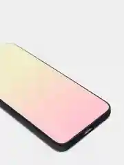 Желтый чехол градиент Samsung S9, S9 Plus, S10e, S10, S10 Plus, S20, S20 Plus, Note10
