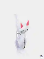 Белый набор прищепок, 4 шт, "Кошки"