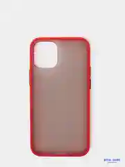 Красный чехол iPhone 12 mini, 12/12 Pro, 12 Pro Max, силиконовый