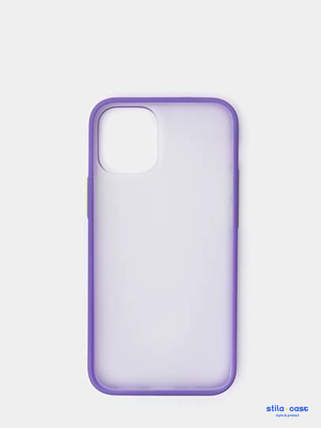 Фиолетовый чехол iPhone 12 mini, 12/12 Pro, 12 Pro Max, силиконовый