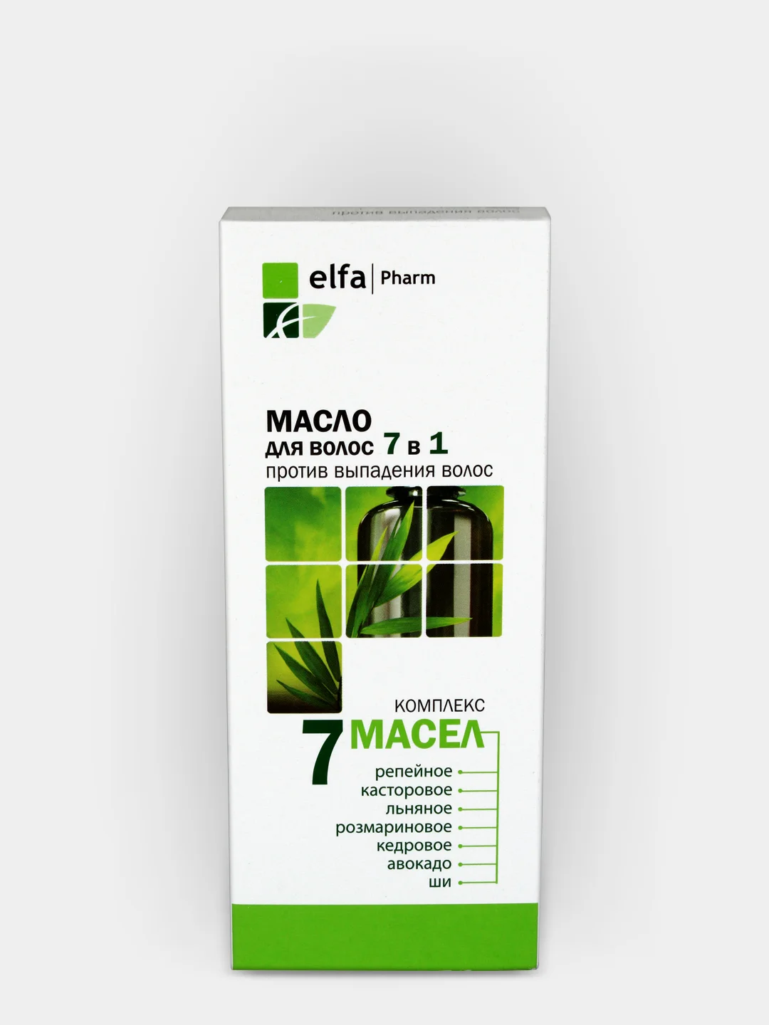 Elfa Pharm 7 масел Масло для волос 7в1 против выпадения волос, 100 мл