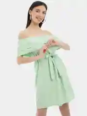 Зеленый платье "Мила"