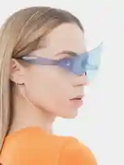 Желтый очки в форме молни