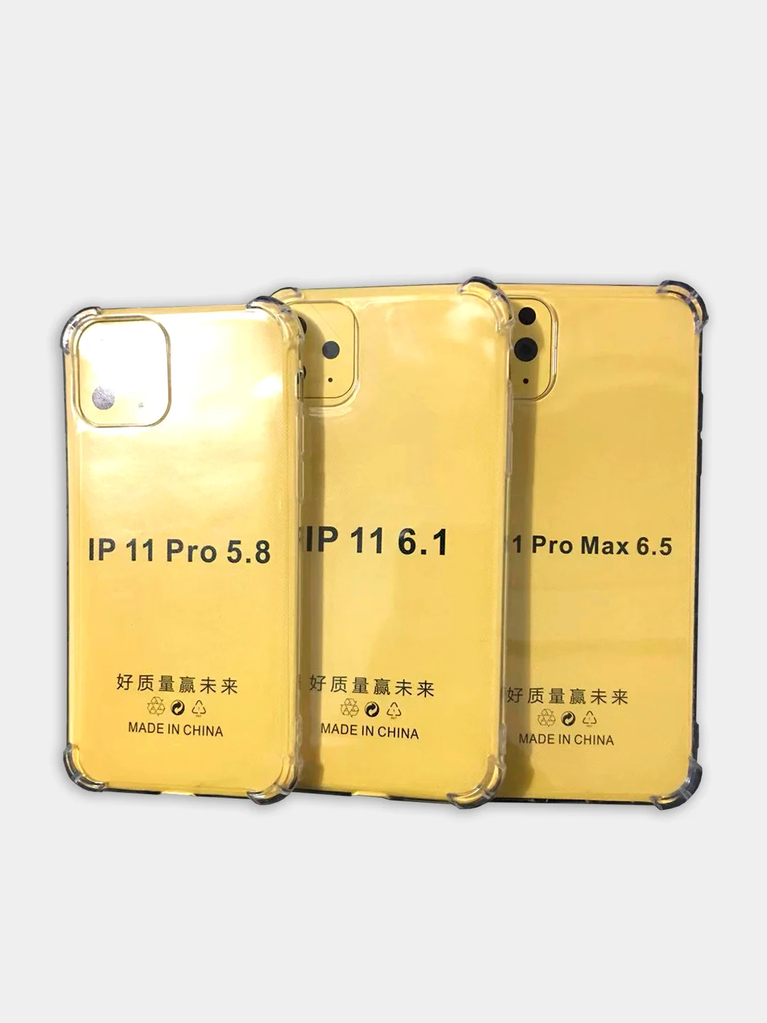 Чехол противоударный, силиконовый, прозрачный на iPhone 11 pro, 11 pro max