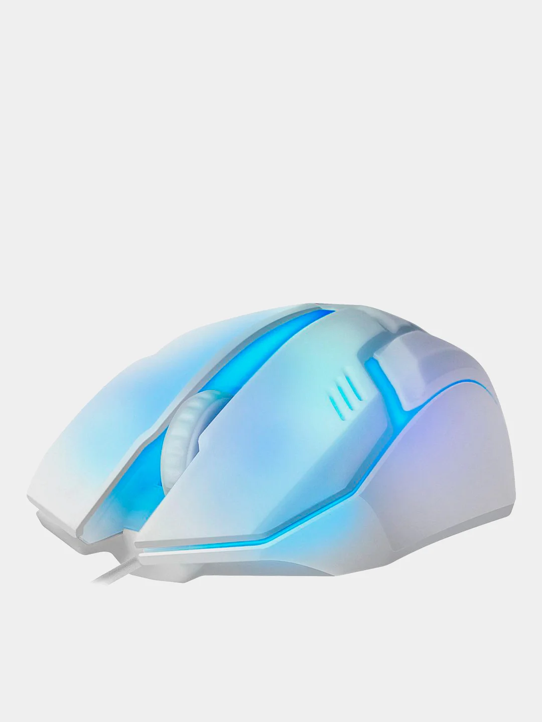 Белый игровая мышь Defender Cyber MB-560L 7 цветов, 3 кнопки, 1200 dpi