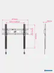 Кронштейн для ТВ North Bayou NB D2-F 32"-55"